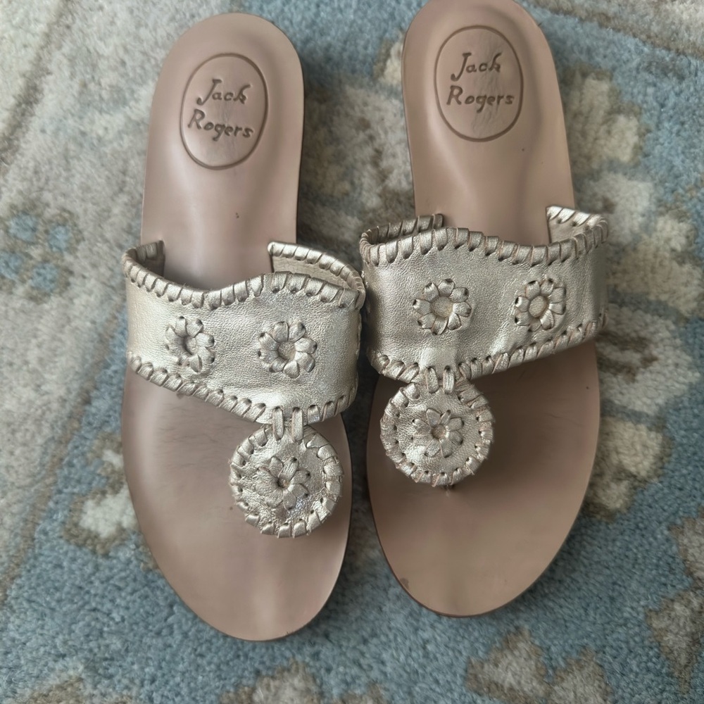 Jack Rogers Champagne Sandals